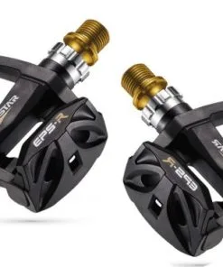 Exustar E-PR200CK Titan Renn Cliplesspedal Schwarz (Keo Kompatibel) [7260]