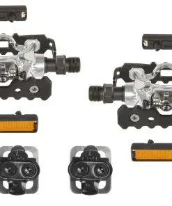 Exustar E-PM818 Halb-Clipless Pedale Inkl. Cleats [19885]