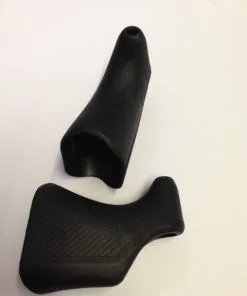CNC Bremsgriffgummi Überzug Paar Schwarz Für Aussenverlegte Bremszüge [13282]