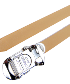 MKS Pedalriemen "Fit Alpha Spirits" Leder, Braun [4853]