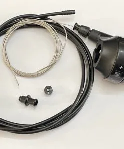 Shimano Nexus Drehgriff 5-Gang SL-C7000-5 Schwarz Mit Zug U. Hülle [20603]