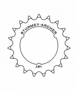 Sturmey Archer C50 3/32" Ritzel 18 Zähne Flach [20589]